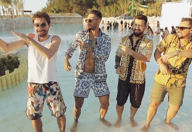 A gravação do clipe também conta com a
presença de Xand Avião e Dennis DJ 