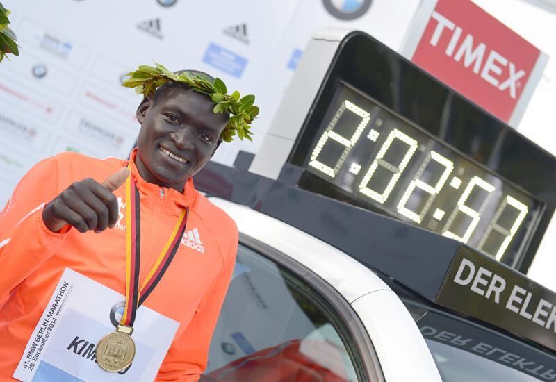 Dennis Kimetto estabeleceu o novo recorde mundial