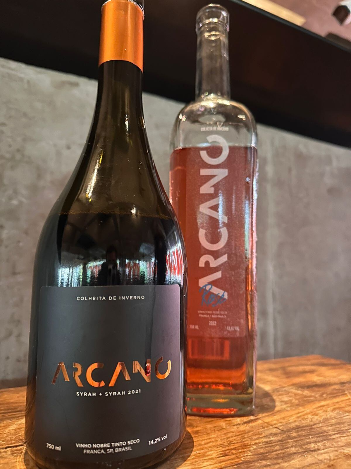 Vinhos da Vinícola Arcano