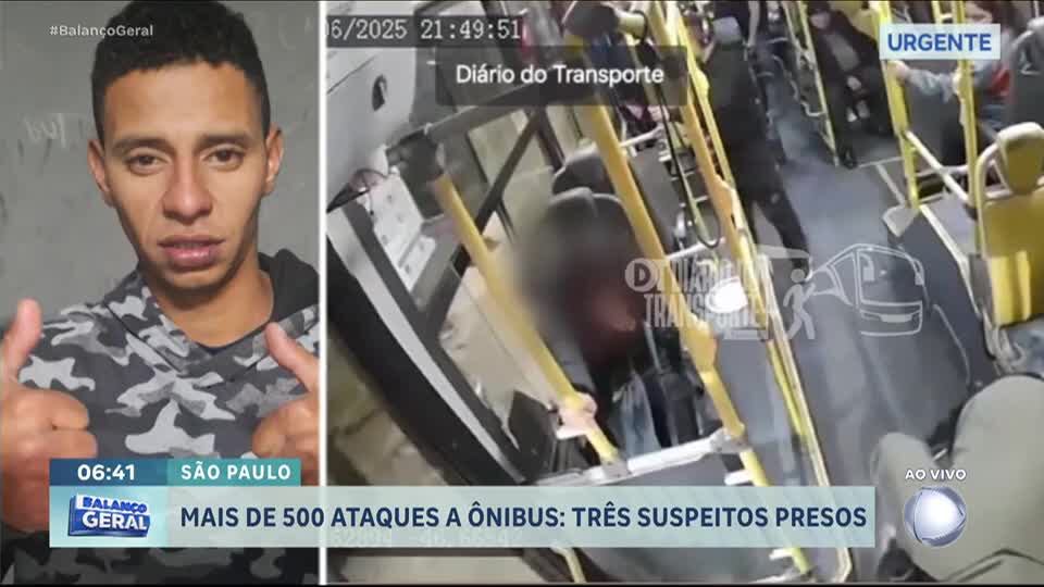 Polícia prende primeiros suspeitos de participar de ataques a ônibus em São Paulo