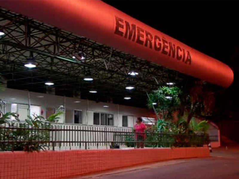A vítima foi socorrida para o HGE
