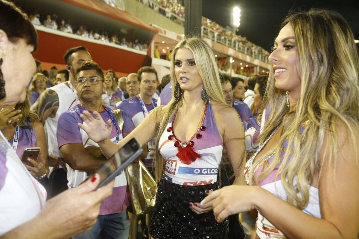 Bárbara e Nicole foram assediadas pela imprensa