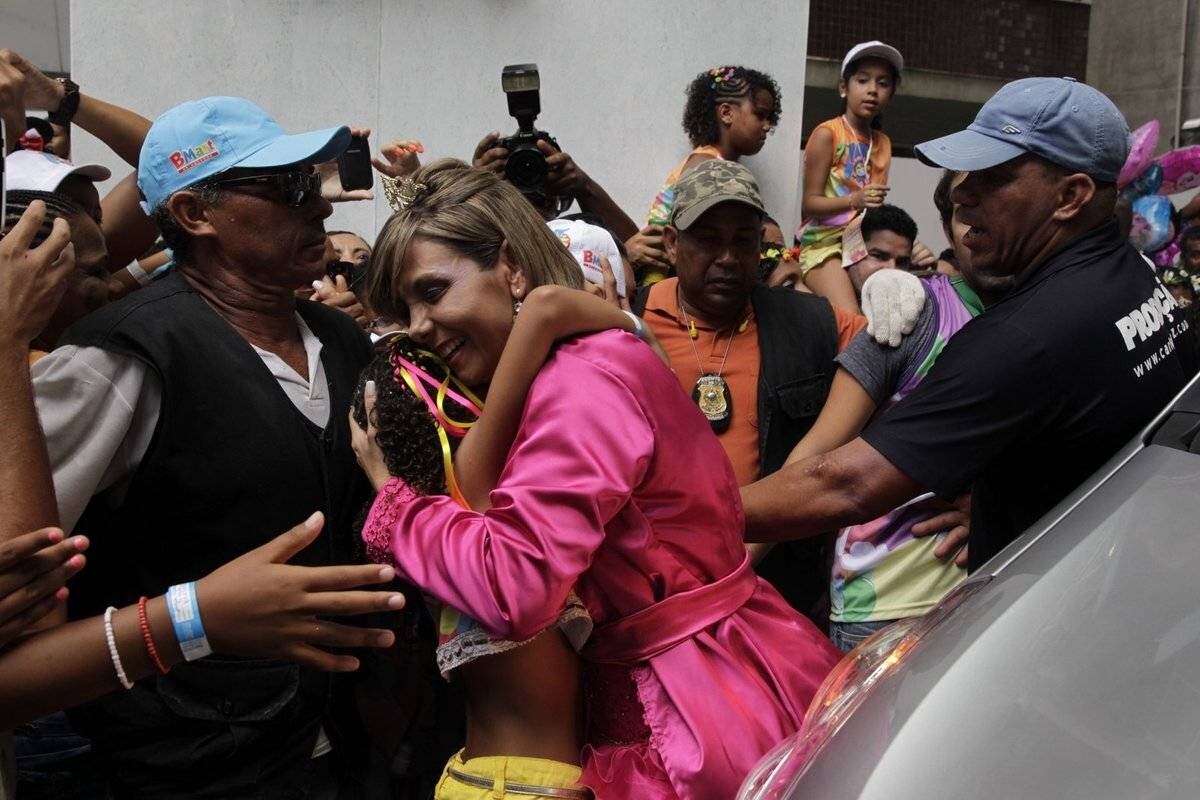 E foi muito atenciosa com os fãs 