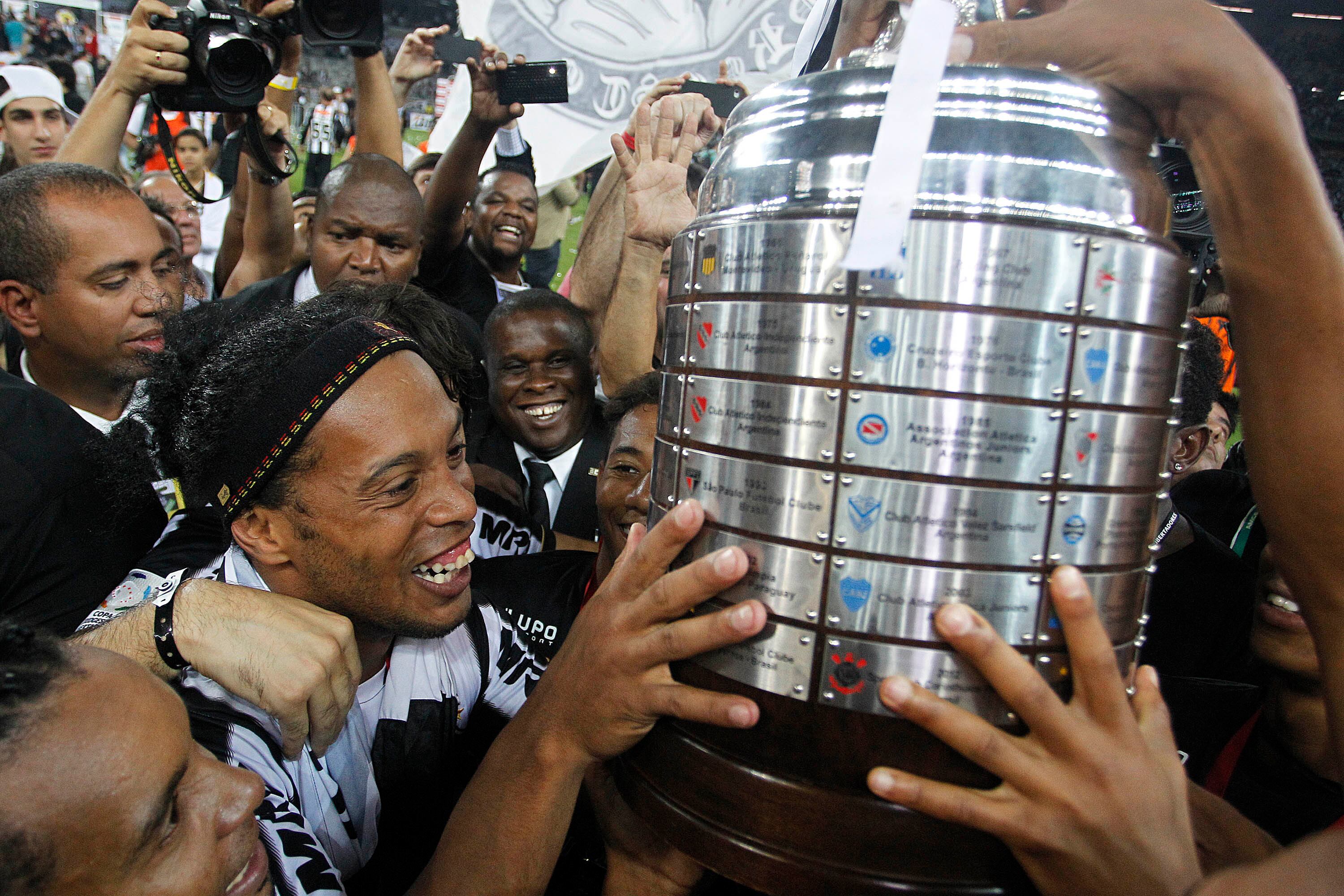 Ronaldinho foi fundamental na conquista da Libertadores da América, em 2013