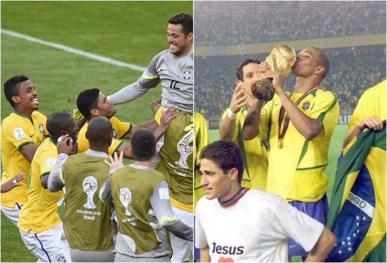 Hoje a equipe brasileira tem um "N" como destaque, Neymar Jr, e a união dos jogadores. A torcida brasileira espera ter a mesma felicidade de doze anos atrás com essa nova geração de craques