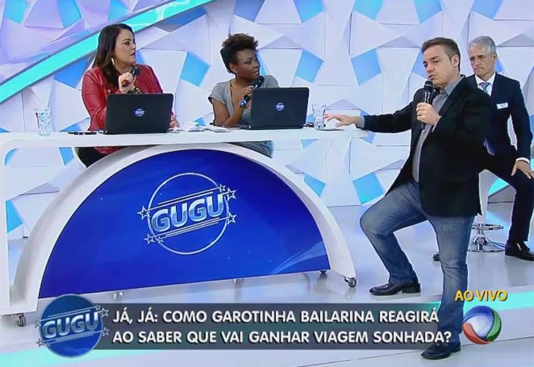 

Clique aqui e conheça detalhes do casamento de Preta Gil e
Rodrigo Godoy no Gugu



+ "Adoro ele desde a época de Chiquititas", diz Bruno Gagliasso sobre Gugu

+ Conheça os famosos que foram padrinhos de casamento de Preta Gil e Rodrigo Godoy

+ Gugu está no Facebook! Curta

+ Siga o perfil da atração no Twitter