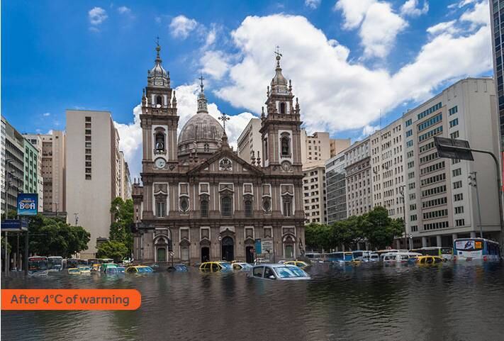 Porque é assim que ela ficará em alguns anos caso o aquecimento global não diminua