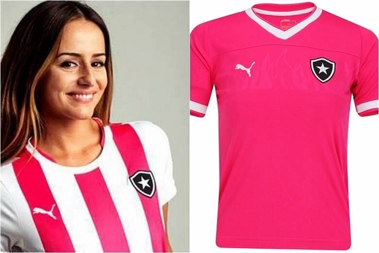No Brasil, o próprio Botafogo entrou na moda rosada em 2013, mas a cor é exclusiva do uniforme feminino

Saiba tudo sobre esportes! Acesse R7.com/esportes