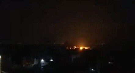 Clarão foi visto de longe