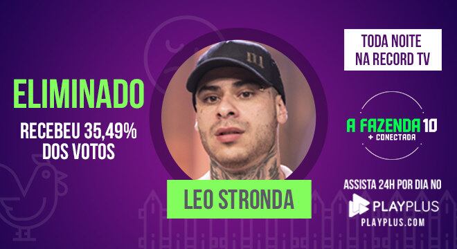 Leo Stronda se despede de A Fazenda