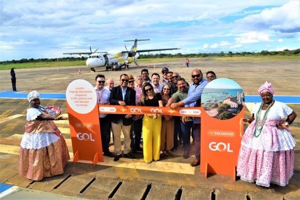 GOL inaugura voo entre Salvador e Lençóis (BA)
