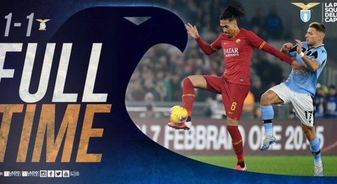 Fim de jogo, Roma 1 X 1 Lazio