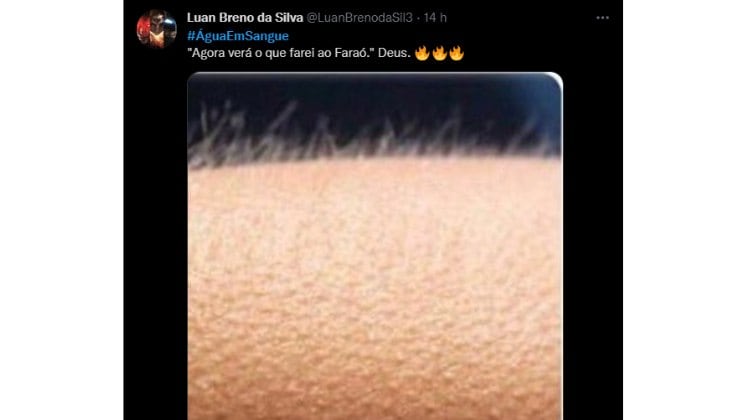 Não tem como não se arrepiar com as mensagens de Deus a Moisés (Guilherme Winter) e, infelizmente, o faraó (Sérgio Marone) pagou para ver as consequências