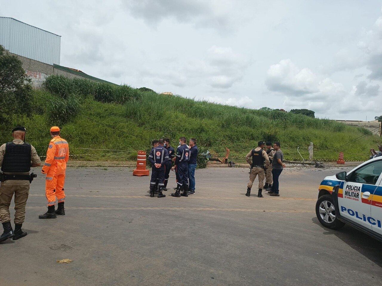 Acidente aconteceu no bairro Santo Antônio