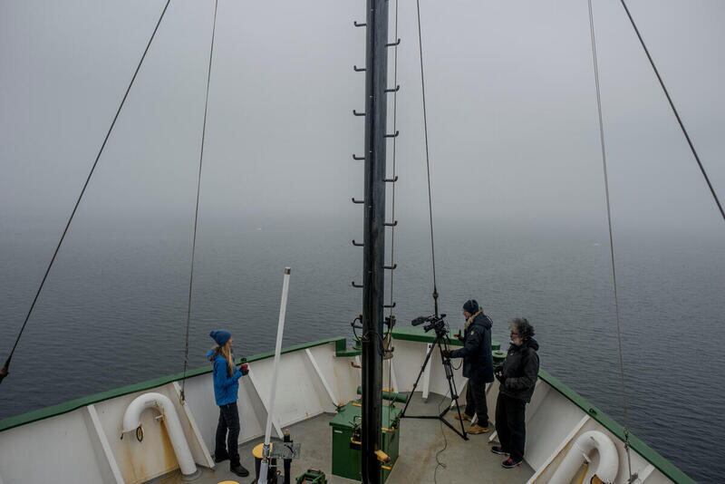 As imagens são fruto de uma expedição do Greenpeace com o navio Arctic Sunrise, que levou uma equipe de pesquisadores da Universidade Stony Brook (EUA) até a ilha Dundee