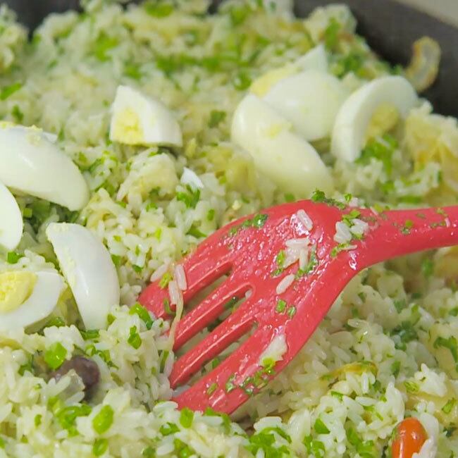 Arroz com Bacalhau