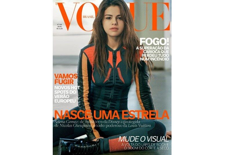 Selena Gomez na capa da Vogue Brasil de junho