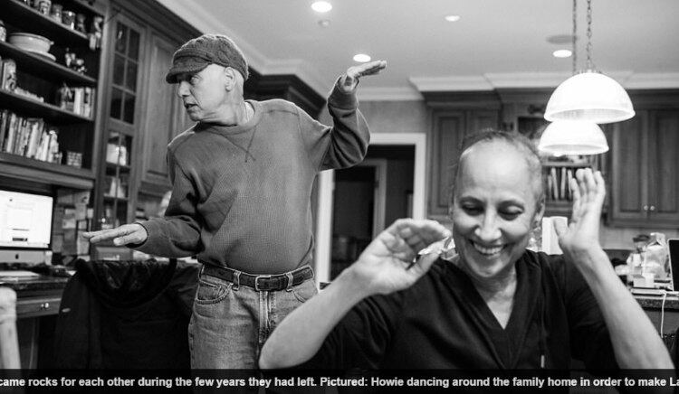 As fotos começaram a ser tiradas em 2012. Howie
morreu em dezembro 2013 e Laurel, em dezembro de 2014, 364 dias depois do
marido