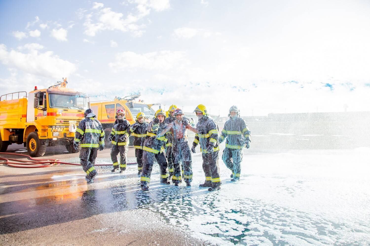 Chá revelação no Aeroporto de Brasília