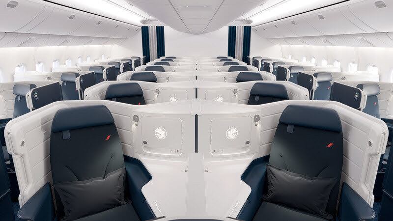 Nova classe Business da Air France em voos de longa distância ressalta elegância e a arte francesa de viajar