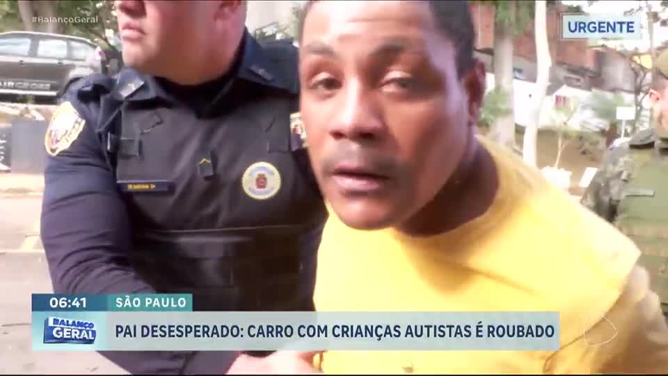 Carro com crianças autistas é roubado em São Paulo