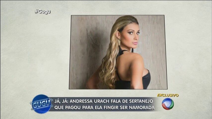4ª revelação
Andressa acredita ter feito 'programa' com 2.000 homens ao longo de seis anos

No R7 Play você pode assistir ao Gugu na íntegra! Clique e experimente de graça!

Andressa fala sobre coma: "Eu vi minha alma saindo do meu corpo"

"Eu precisei chegar no fundo do poço pra ver que dinheiro não é nada", diz Andressa

Andressa Urach explica o que a levou a fazer sexo com o próprio irmão

Andressa Urach revela com quantos homens ela ficou em um dia


