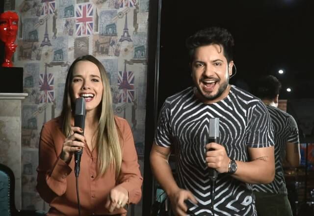 A dupla Thaeme & Thiago fechou a noite dos peões com muita alegria e empolgação! A peãozada se emocionou com os sucessos O que acontece na Balada, Coração Apertado e "Ai que Dó