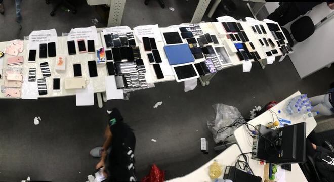 Suspeitos foram autuados em flagrante por receptação