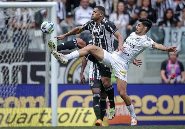 Santos não conseguiu competir com o Atlético-MG