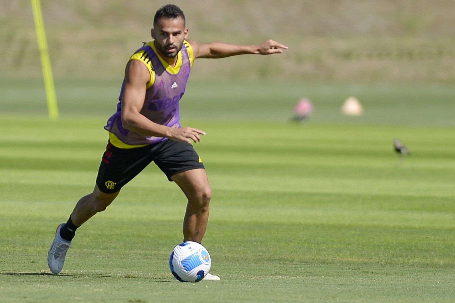 Treino do Flamengo no CT Ninho do Urubu