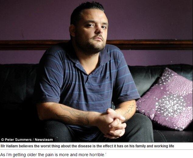 Pai de três filhos, Hallam conta que vive a base de remédios antidepressivos para conseguir viver.

— Só quero brincar com meus filhos e ser uma família feliz