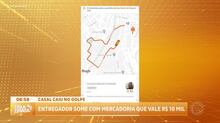 Entregador desaparece com encomenda e deixa casal no prejuízo