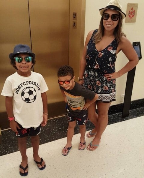 Isabelle compartilha diversos momentos dos filhos