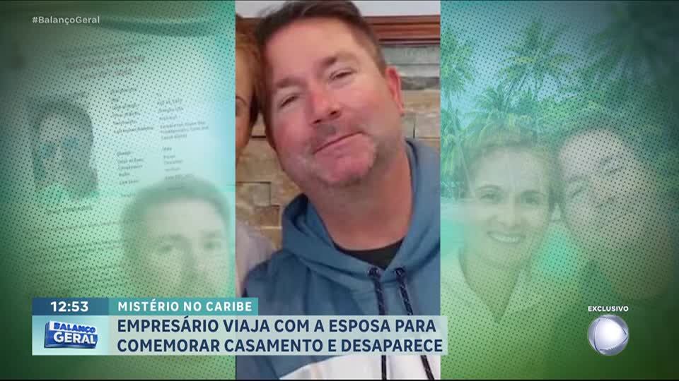 Mistério no Caribe: empresário desaparece após viajar com a esposa para comemorar o casamento