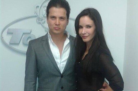 Adriana Campos e o marido, Carlos Rincon