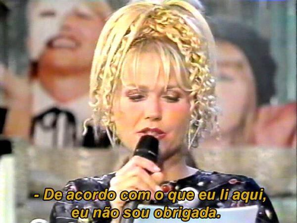 Essa usuária disse que nem abriu os livros ainda e a Xuxa tem uma boa explicação para isso