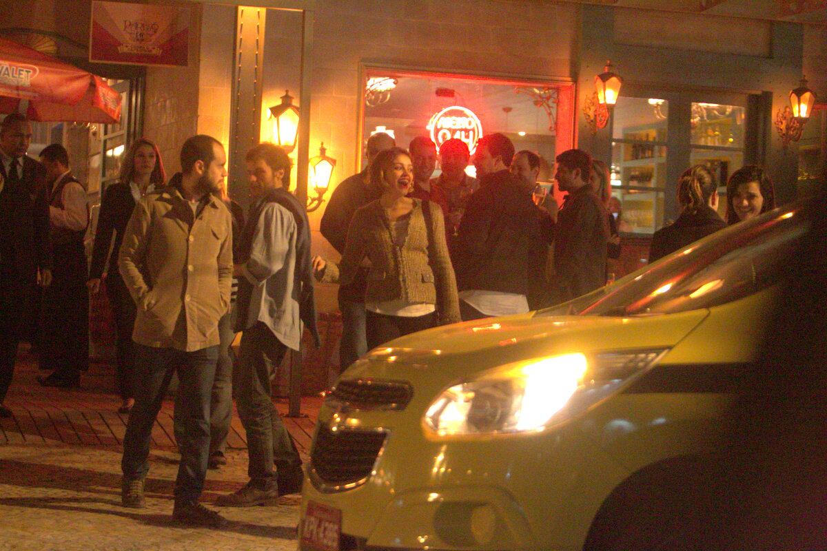 Eles colocaram o papo em dia