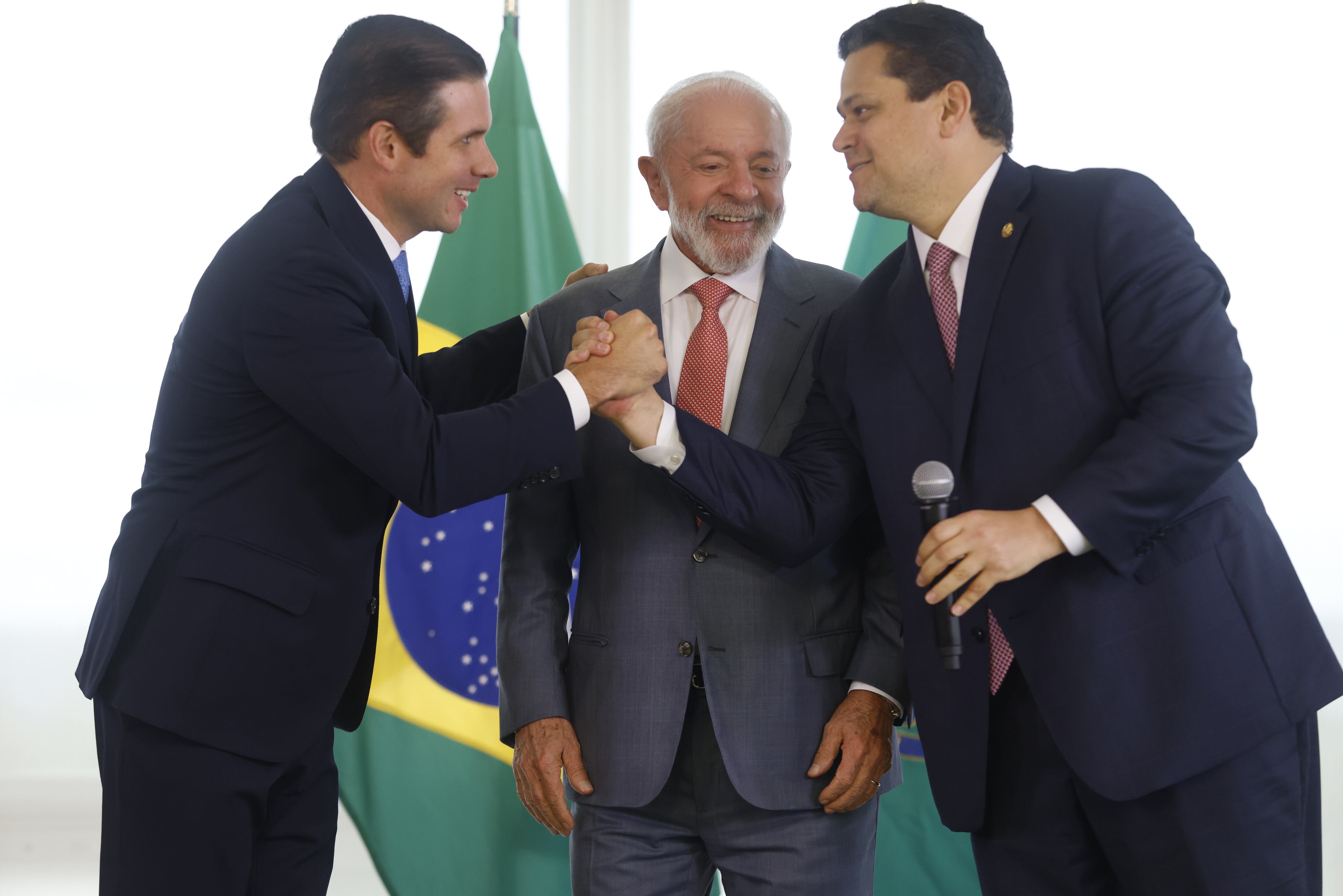 Lula, Motta e Alcolumbre