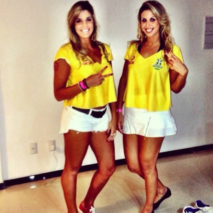 Mari Paraíba e Natasha Valente eram as mais empolgadas com o Carnaval baiano e postaram diversas fotos nas redes sociais. 