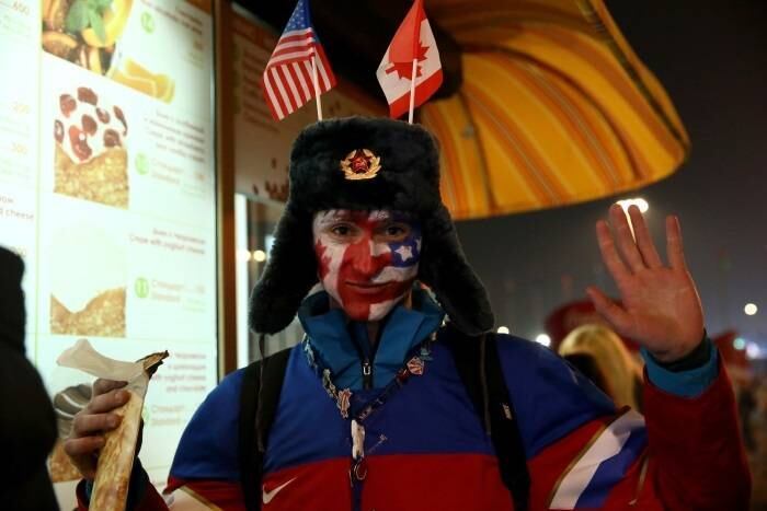 Entre uma disputa e outra, os torcedores aproveitaram, também, para conhecer a culinária russa