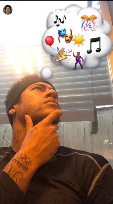 Neymar não para de pensar no Carnaval