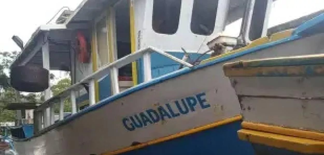 Barco que afundou, Guadalupe