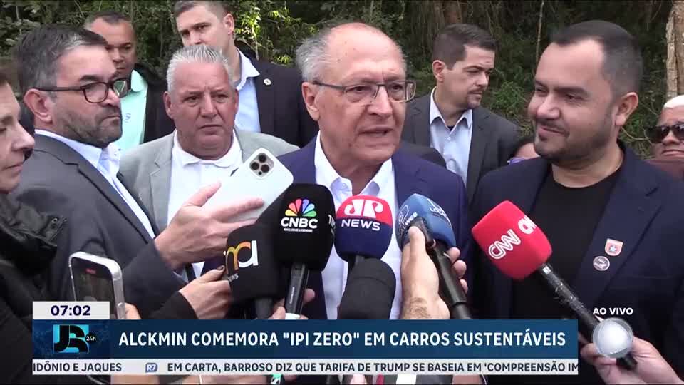 Geraldo Alckmin celebra IPI zero para carros sustentáveis em evento na Grande São Paulo