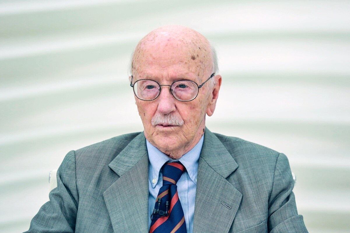 Hélio Bicudo em 2015, durante entrevista no programa Roda Viva, da TV Cultura.