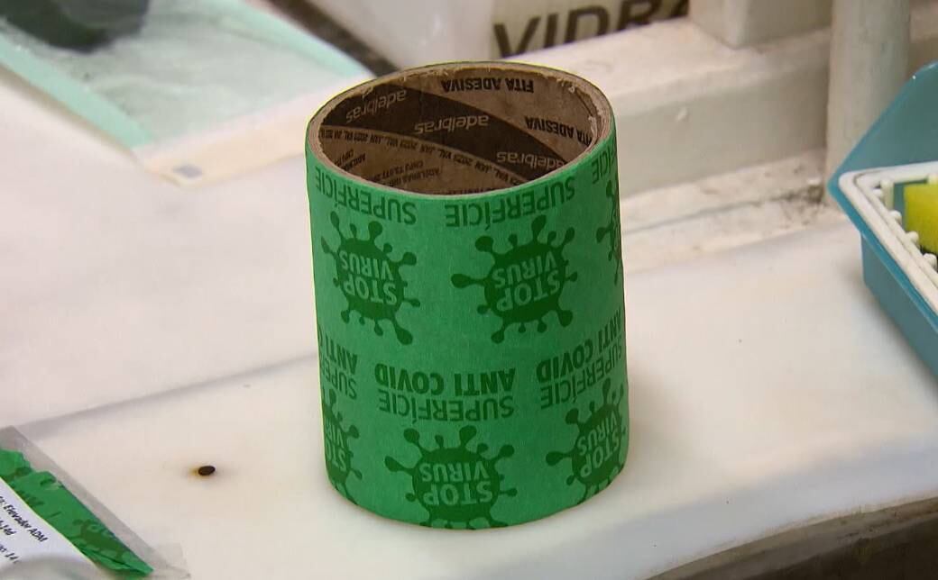 Adesivo é capaz de matar o novo coronavírus