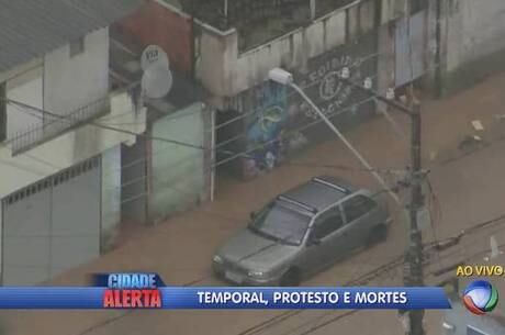 Ponto de alagamento na capital