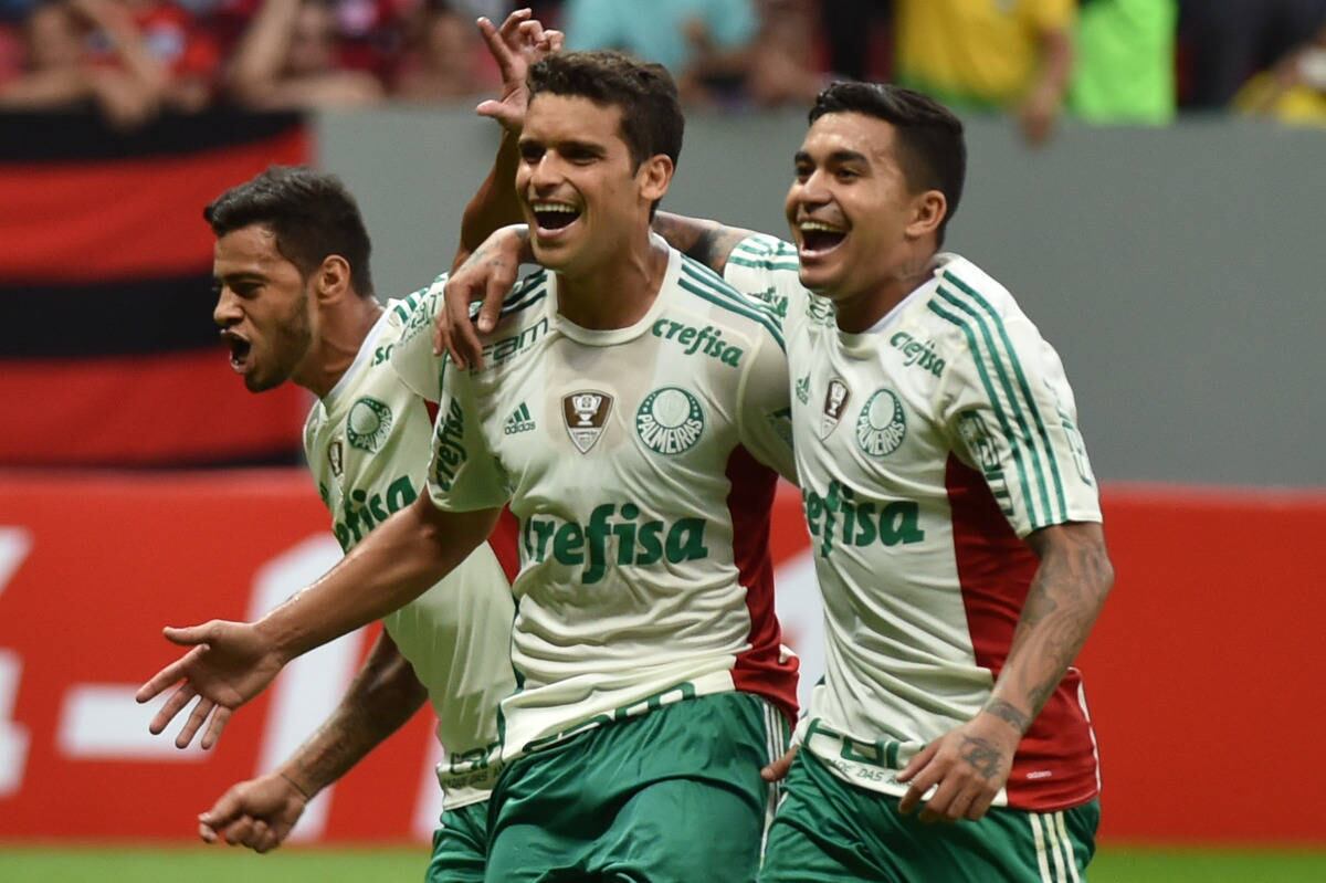Palmeiras venceu o Flamengo jogando em Brasília
