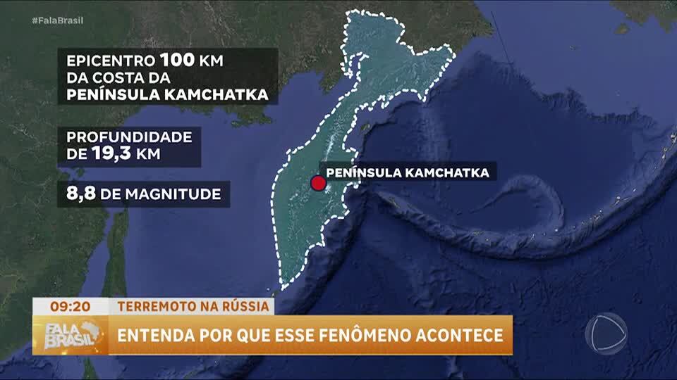 Entenda como o terremoto na Rússia se formou
