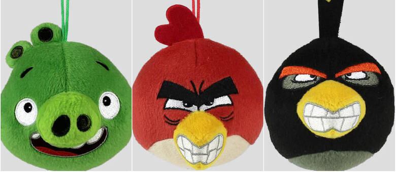 Oito pelúcias de Angry Birds estarão disponíveis na rede McDonald's a partir do dia 11 de novembro