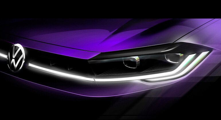 Faróis dianteiros são parecidos com o Golf